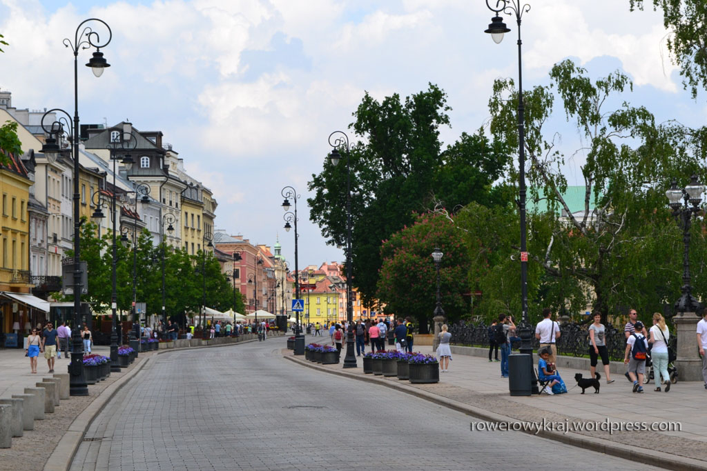 Co prawda fota z przedpołudnia, ale żeby nie było jest Krakowskie Przedmieście